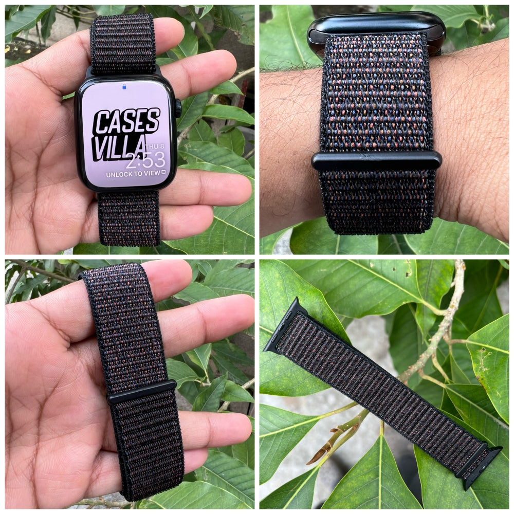 Apple iWatch Nylon Velcro Straps: 49/46/45/44/42mm | 38/40/41 & Series 10 42mm