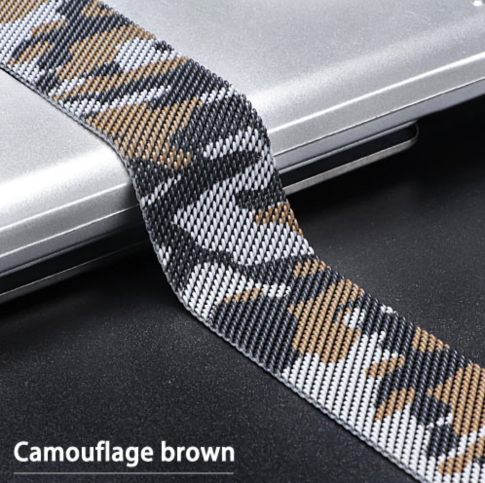 iWatch Camouflage Milanese Loop- 38/40/41 | 42/44/45/46 | Ultra