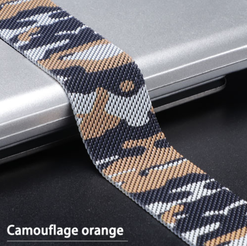 iWatch Camouflage Milanese Loop- 38/40/41 | 42/44/45/46 | Ultra