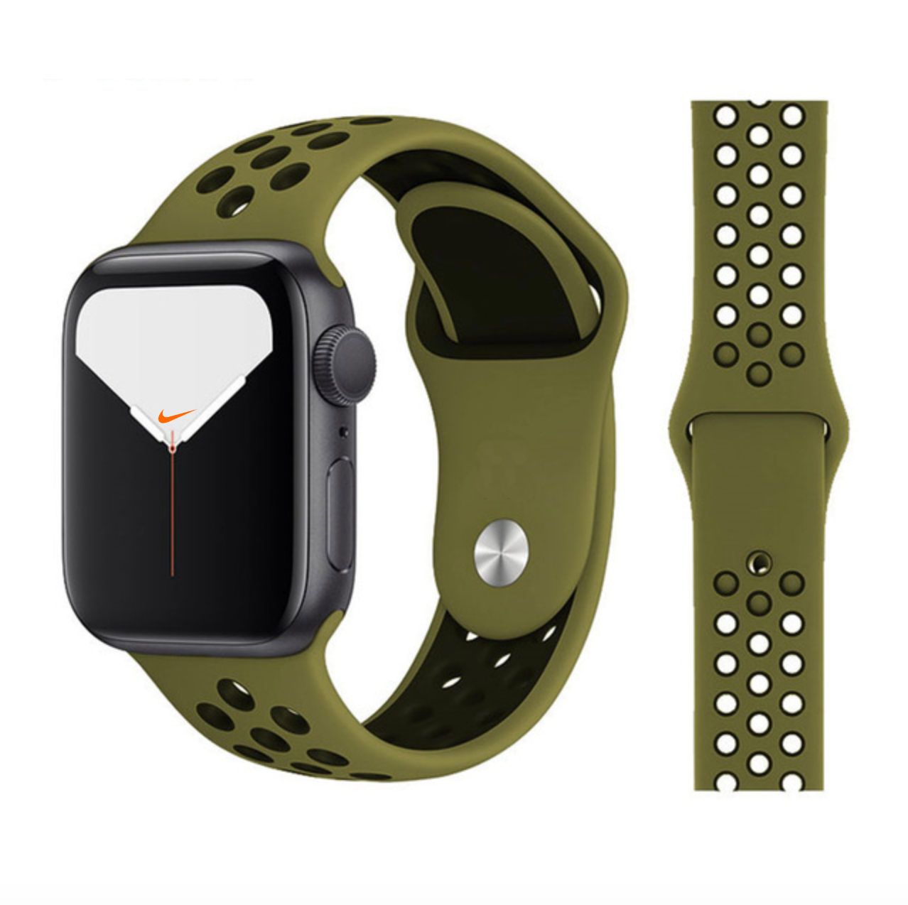 Nike olive apple watch band online