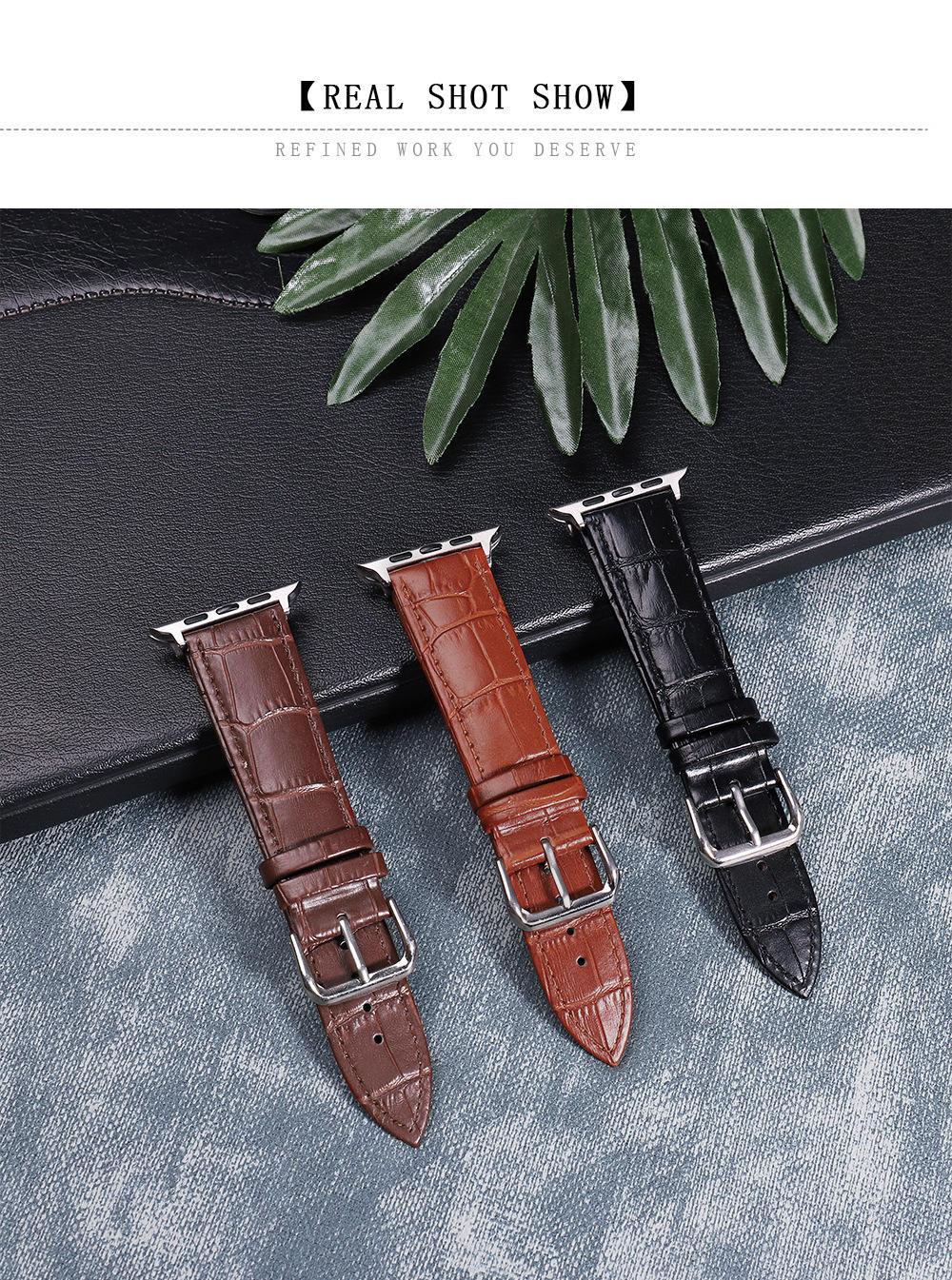 iWatch Genuine Leather Strap / Band for 38/40/41 | 42/44/45/46 | Ultra