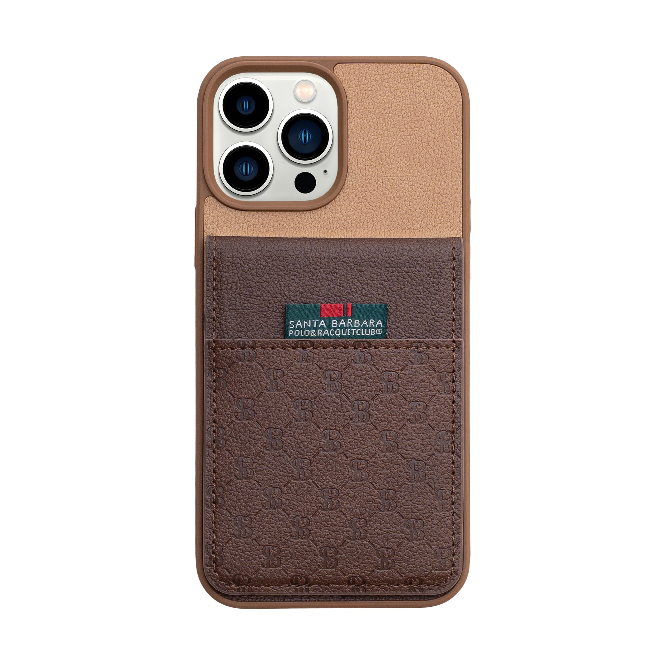 iPhone 13 Pro Max Cover - Santa Barbara HULDE Series Genuine Leather Case